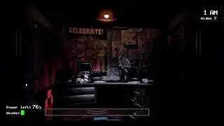 Nightmare Bonnie In FNaF 1 (Mod)