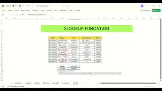 🔍 How to Use XLOOKUP in Excel | Easy Guide for Beginners! 📊