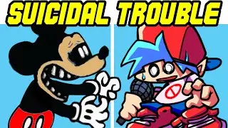 Friday Night Funkin VS Suicidal Trouble (Mickey Mouse Triple Trouble) (FNF Mod)