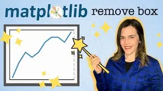 Remove outside box around matplotlib figures || Despine matplotlib || Matplotlib Tips