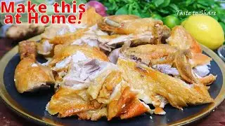 Golden Whole Chicken❗ How to Make Easy, Delicious Whole fried Chicken ✅  Fried Chicken Step by Step