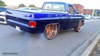 Procharged 72' Donk on 26s Vs Procharged Short Bed on 26s! Comparison (Not A Race)