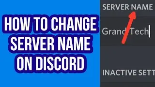 How to Change Server Name on Discord Mobile in 2022 (Easy)