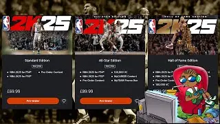 NBA 2K25 Hall of Fame Edition VS NBA 2K25 All-Star Edition - What NBA 2K25 Edition Should I Buy?
