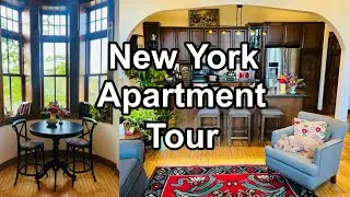 New York Vintage Apartment Tour Historic 1880s School House...colorful, plant filled, thrifted