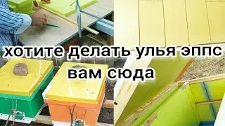 КАК СДЕЛАТЬ УЛЕЙ ЭППС. СИСТЕМА ЛЕТКОВ ДЛЯ ПАКЕТОВ. BEEKEEPING. BEE. ПЧЕЛОВОДСТВО. ВОСЬМИРАМОЧНИК.