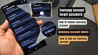 How to reset Samsung account password | Sign Out of Samsung Account Easily | Step by Step Guide