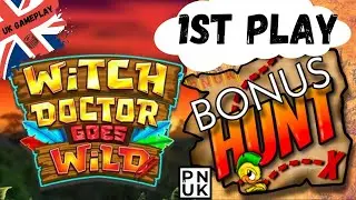 Witch Doctor Wilds Slot - 1st Play - PUNK Slots 2020