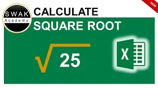 👍Calculate Square Root in Excel - 3 Methods