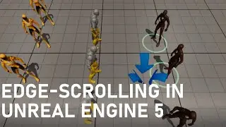 Edge Scrolling the Viewport using the Mouse (touching screen edges) in Unreal Engine 5.