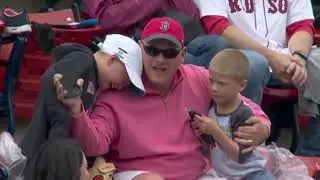 MLB | Young Red Sox Fan Throws Ball Onto Field