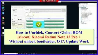 [zircon] Xiaomi Redmi Note 13 Pro Plus convert Global ROM Without unlock bootloader, OTA Update Work