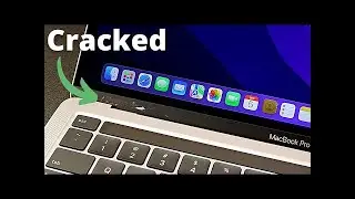 How to Replace Apple Macbook Cracked Screen Bezel MacBook Pro Air  front logo glass cover EASY WAY!