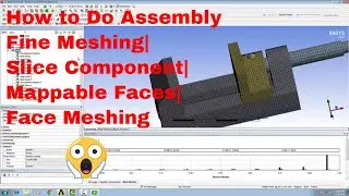 How To Create A High Quality Mesh Of An Assembly In Ansys Workbench|Meshing|Element Quality-Part 2