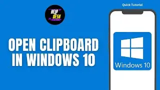 How To Open The Clipboard In Windows 10