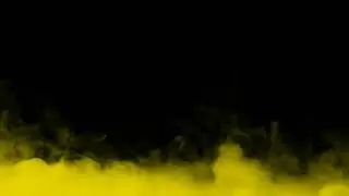 Yellow Colour Smoke Effect Background Video | Black Screen Smoke Effect