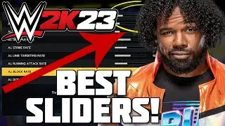 WWE 2K23 BEST Sliders! (PvP & Player vs AI)