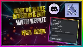 HOW TO MAKE GIVEAWAYS BOT V2 WITH BUTTONS (REPLIT) EASY!! (Credit to WHITE DEVIL)