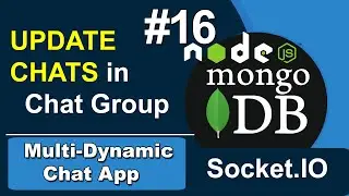 Update Group Chat Messages in Dynamic Chat App in Node JS, Socket IO, MongoDB #16