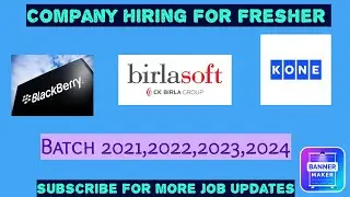 Biggest Direct Hiring | 2021, 2022, 2023, 2024 BATCH ||Latest Jobs