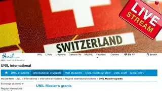UNIL Master’s Grants in Switzerland for Foreign Students (Scholarships for international students)