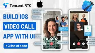 Build a 1v1 Video Chat App like WhatsApp in 3 lines of code with UI! | iOS Tutorial for Beginner