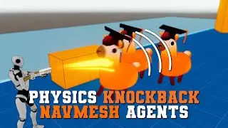 Knockback NavMeshAgents using Physics | AI Series 51 | Unity Tutorial