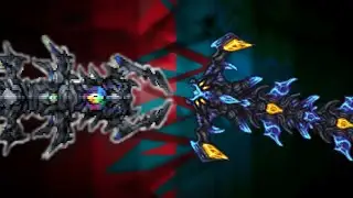 Terraria Thanatos vs Adult Eidolon Wyrm ll Smash Bros Mod