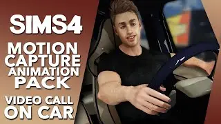 The Sims 4 | Video Call On Car Animation Pack | Download