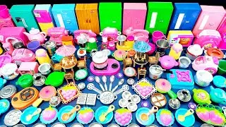 7 Minutes Satisfying with Unboxing Hello Kitty Disney Kitchen Set | ASMR Mini Toy Cooking Set Game