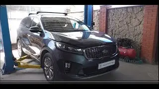 Замена топливного фильтра на Киа Соренто Прайм 2,2  Kia Sorento Prime 2018