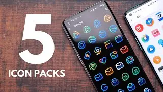 Top 5 icon packs - Spring 2021