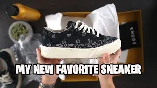 VLOG and Review of the Rhude V1/V2 Low Bandana Sneaker by Rhuigi