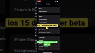ios 15 developer beta 7