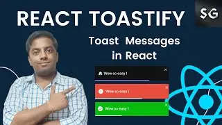 React-Toastify || Create your Own Customized Toast Notifications in ReactJs