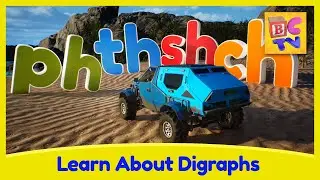 Learn About Digraphs for Kids with Cars and Monster Trucks