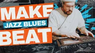 Mpc Live 2 sampling Jazz Blues record making a Hip Hop Beat