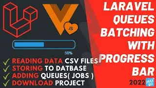 laravel queue tutorial | Adding queues to process data and storing data to database #2