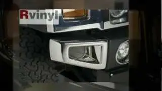 Hummer Chrome Front Bumper Covers