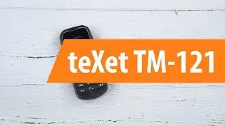 Распаковка сотового телефона Texet TM-121 / Unboxing Texet TM-121