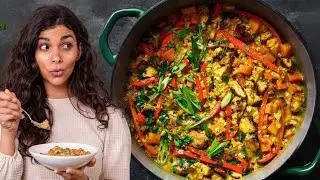 Creamy Coconut Rice with Tofu, an (almost) perfect weeknight meal