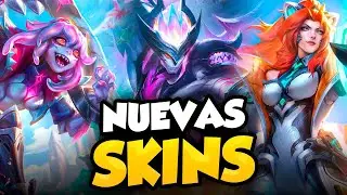 🥳NUEVAS SKIN ANIMA SQUAD! AATROX (Leagendaria) - LEONA + (Prestigio) + YASUO +BRIAR + ILLAOI