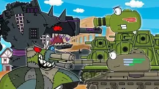 All series KV-44 third part Monster Arena start: Cartoons about tanks