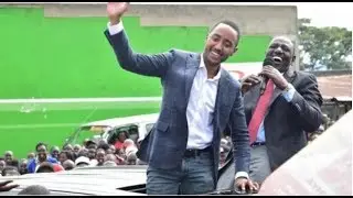 Shy moments of President Uhuru’s son Muhoho Kenyatta during his visit to Nandi