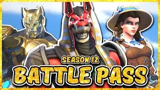 Overwatch 2 SEASON 12 Battle Pass SKINS and ITEMS