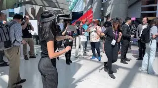 AR WAND BATTLE at AWE 2023!!