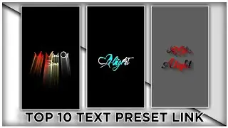 Top 5+🔥Alight Motion Text Animation Presets |AlightMotion Preset Download Free 05+ text presets|