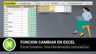 FUNCION CAMBIAR EN EXCEL