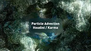 Particle Advection - Houdini / Karma Render Tutorial