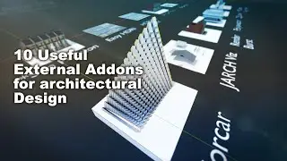 10 useful external addons for architectural design for Blender 2.81+